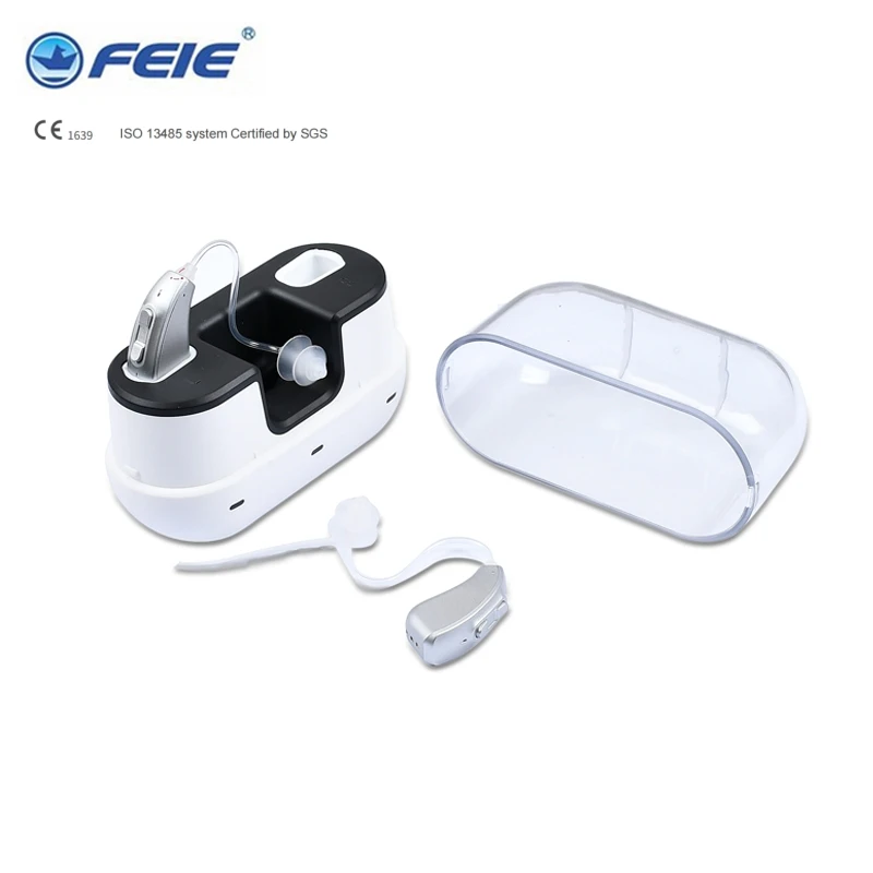 2023 Rechargeable Hearing Aid Digital Hearing Aids Adjustable Tone Sound Amplifier Portable Deaf Elderly Digital Hearing Aid