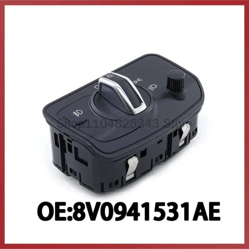 8V0941531AE for Audi A3 Car Headlight Fog Light Control Switch Headlamp Knob Combination Switch
