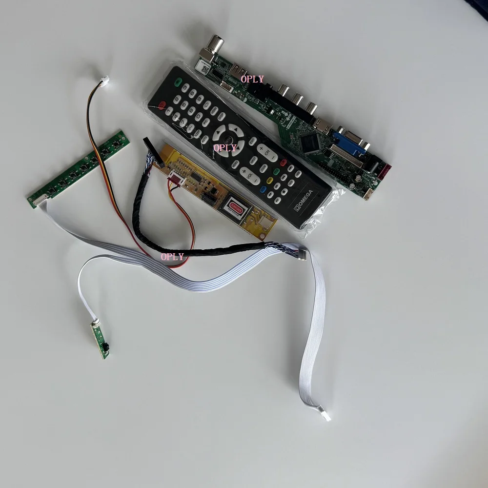 

TV Controller board kit for LTN154X3 LTN154X1 LTN154X3-L01 15.4" 1280X800 VGA USB HDMI-compatible RF LCD panel AV screen =DIY