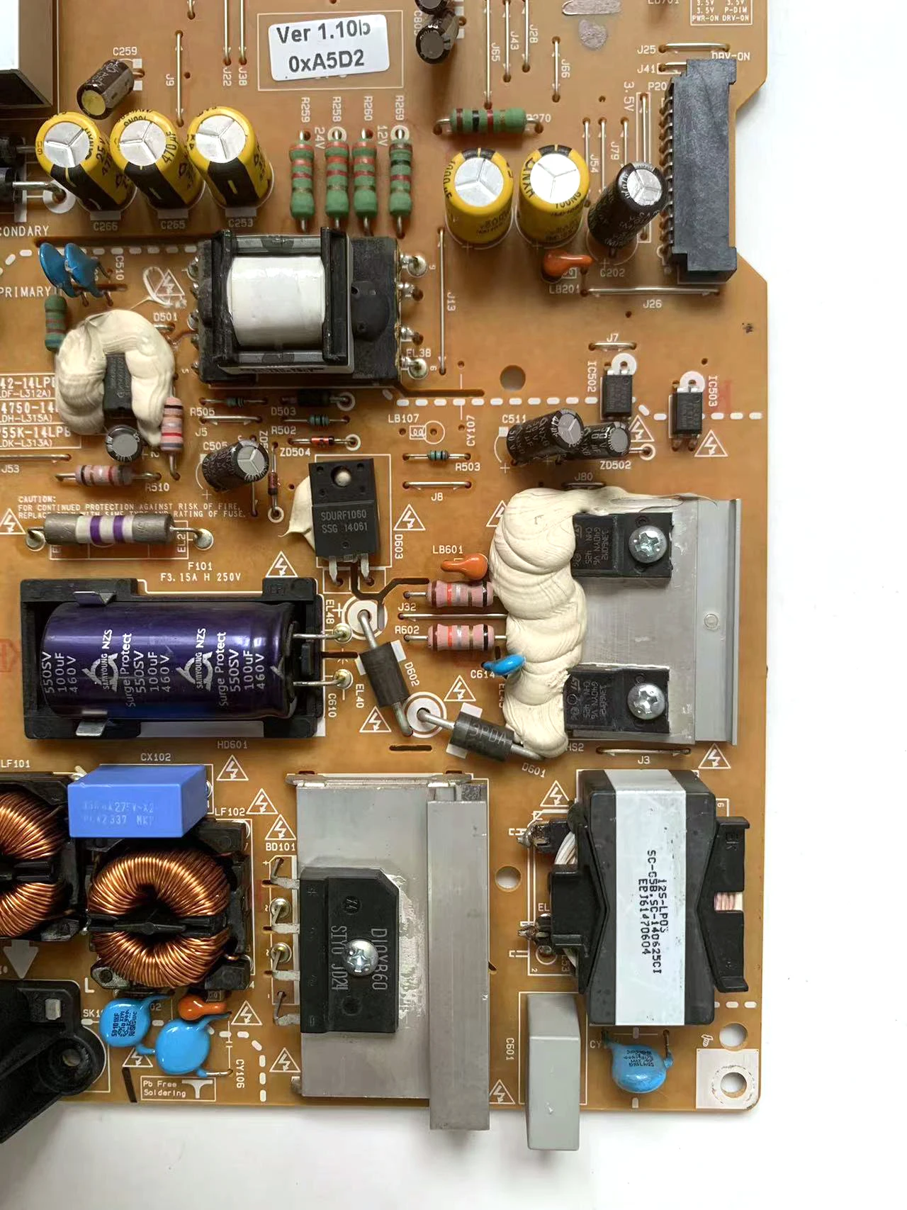 EAY63072901 LGP4750-14LPB EAX65424001(2.4) Power Board Has Been Tested To Work Properly Applicable FOR LCD TVs 47LB671V 47LB730V