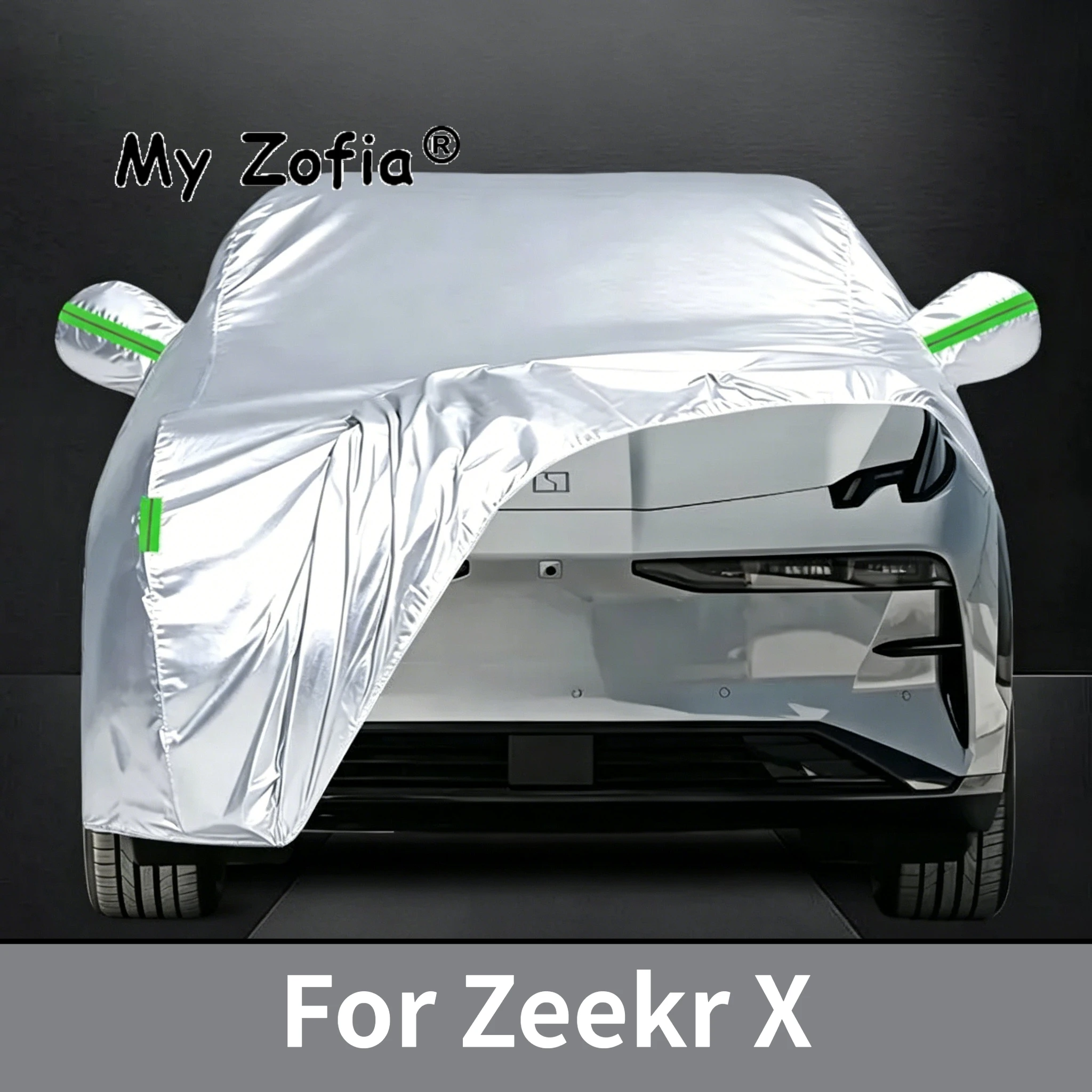 

For Zeekr X 2025 2026 Car Full Car Covers Outdoor Sun Anti UV Rain Snow Dust Protection Oxford Cloth Accessories
