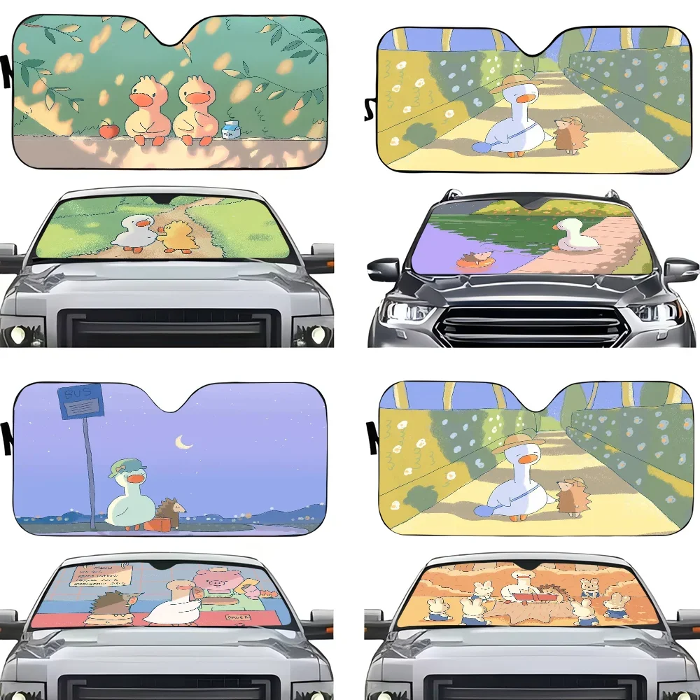 

Аниме милая утка с подогревом лобового стекла солнцезащитный козырек окно автомобиля крышка лобового стекла солнцезащитный козырек авто солнцезащитный козырек автомобильные чехлы