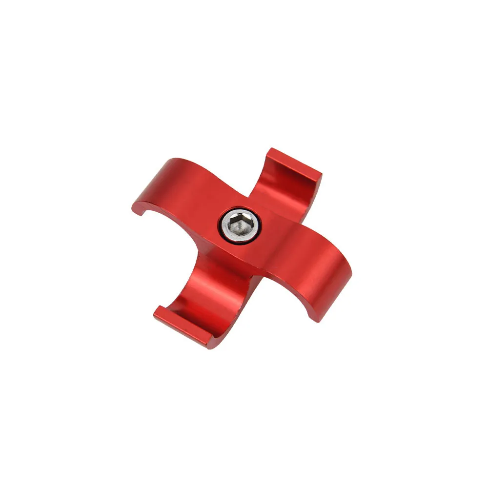 Adattatore morsetto separatore tubo flessibile in alluminio 4AN 6AN 8AN 10AN 12AN adatto per divisore di montaggio linea olio acqua carburante AN4