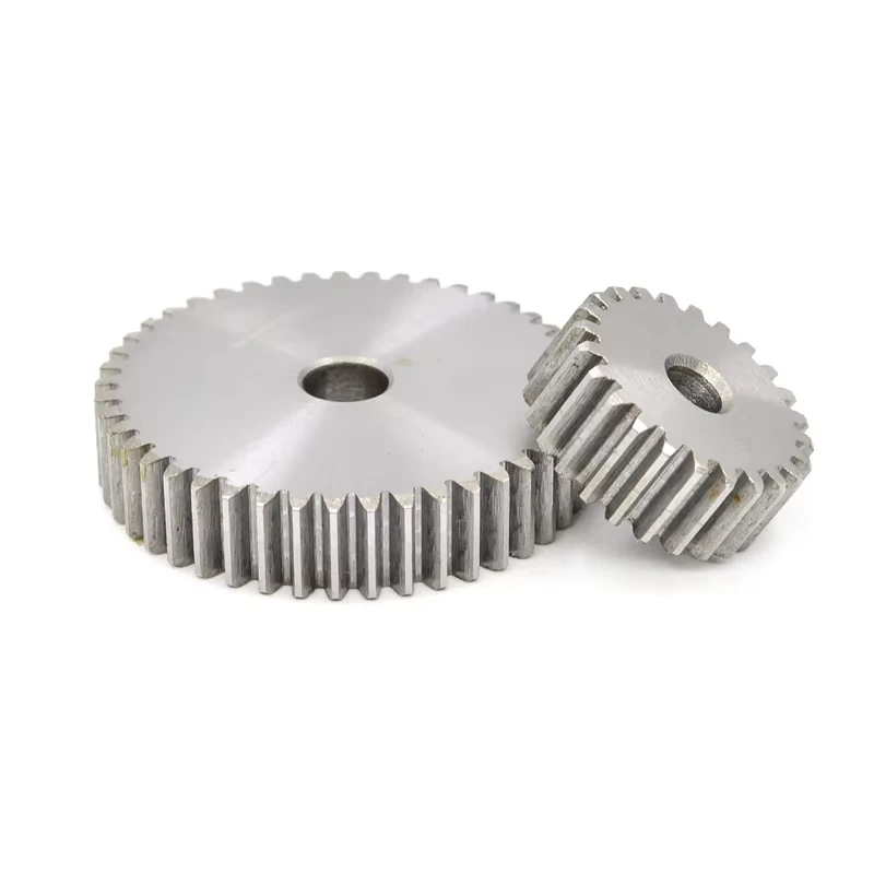 1 Mod 44T-59T Spur Gear 45# Steel Thickness 10mm 44 45 46 47 48 49 50 51 52 53 54 55 56 57 58 59Teeth Pinion Transmission Gear