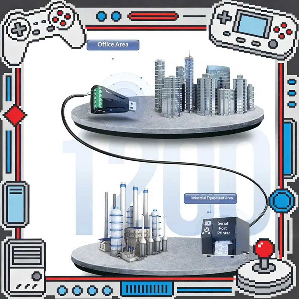 UGREEN CM376 55839 USB to RS232 RS485 Serial Adapter Converter for Industrial Control