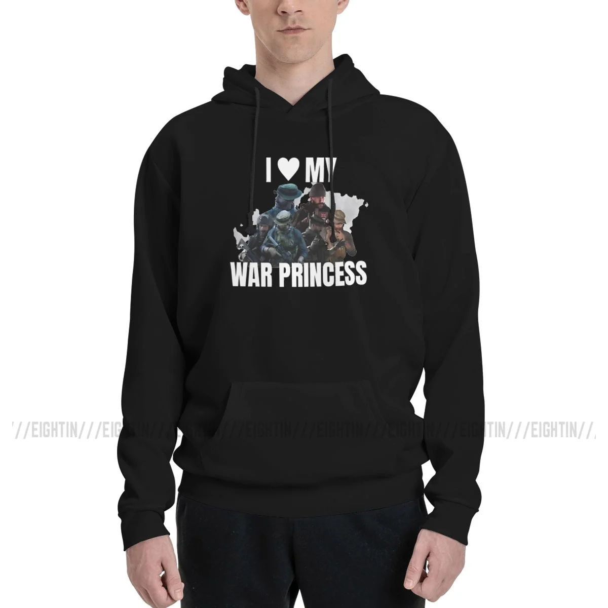 Captain John Price War Princess High Quality Sweatshirts Men WomenModern Warzone  Oversized Hoodies Autumn Pullover