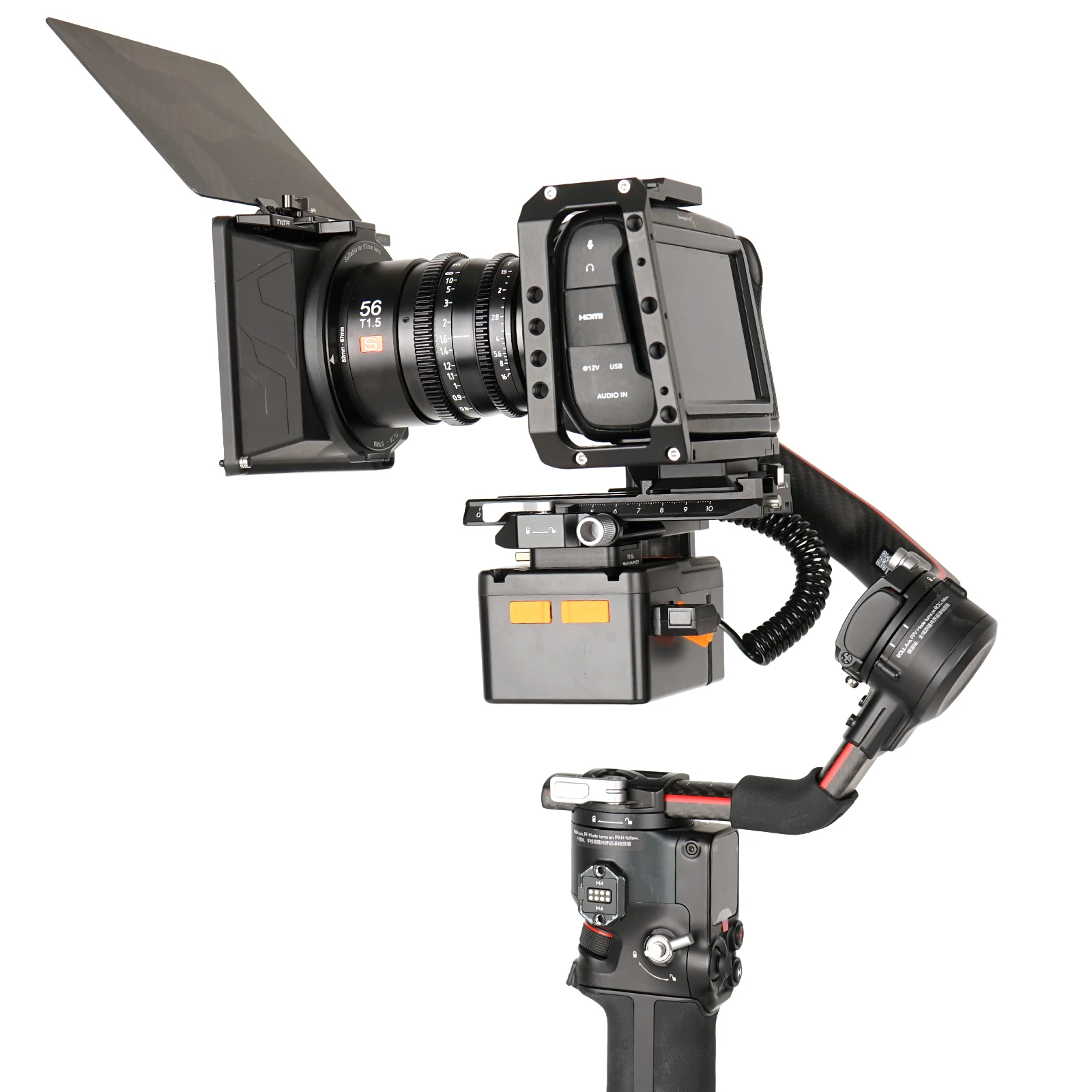 ZGCINE VR-04 V-Mount Batterieplatte für DJI Ronin S2/S3 Stabilisator Kamera-Zubehör V-Mount Batterie V-Lock Plattenadapter – Detail 8