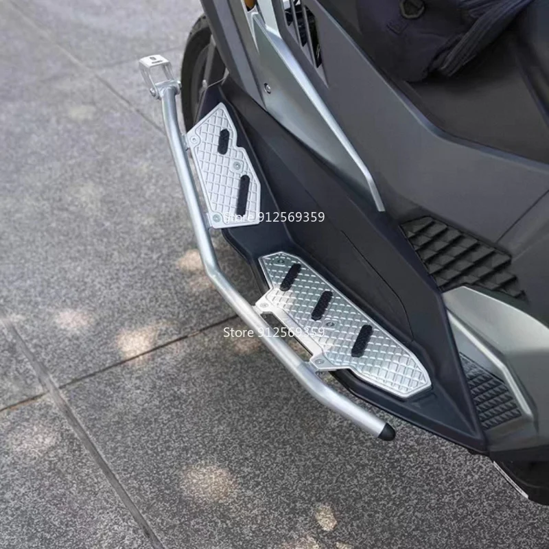 For SYM ADXTG400 ADXTG 400 Motorcycle Engine Aluminum Alloy Spotlight Bracket Guard Highway Crash Bar Frame Protection Bumper