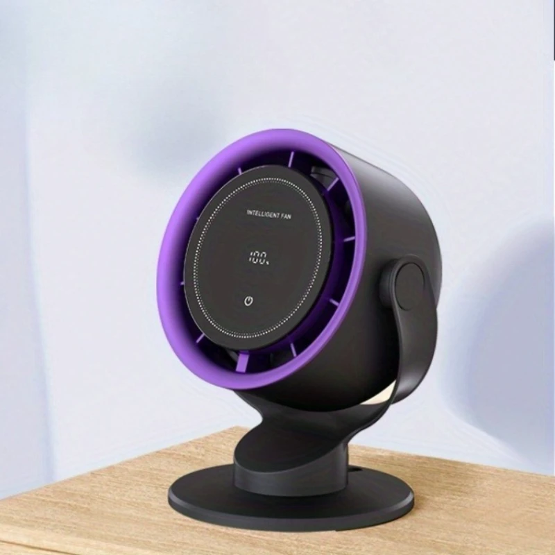A stylish portable desktop fan, wall mounted desktop 2-purpose fan, stylish USB charging fan, adjustable suspension and standing