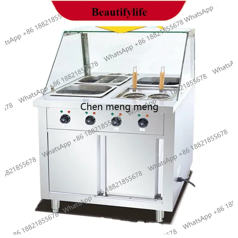 

Вертикальная электрическая машина для приготовления острого хот-пота и одена для магазинов у дома, многофункциональная