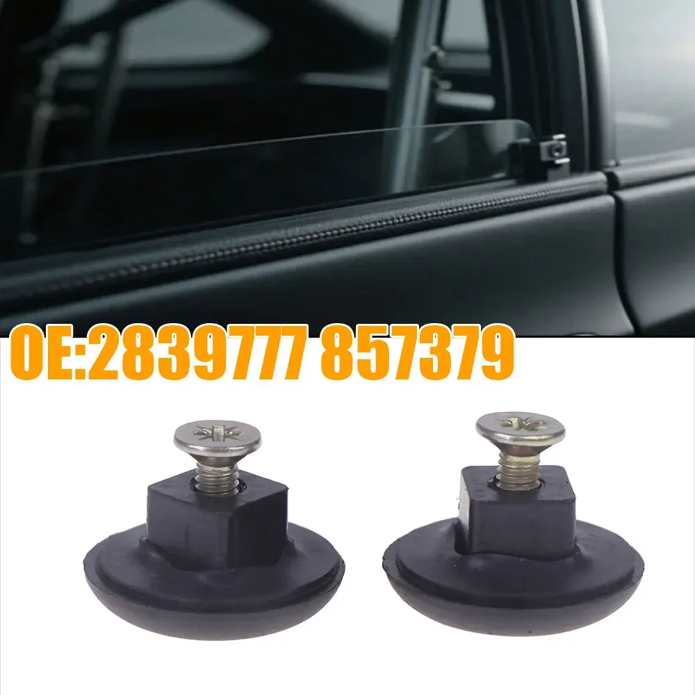 2pcs For CITROEN BERLINGO SYNERGIE PEUGEOT PARTNER Car Window Mounting Clip with Screw 2839777 857379 Auto Accessories