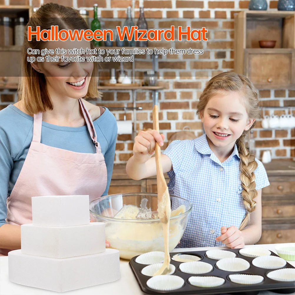 2 Pcs Bubble Cake Compact Dummies Birthday Decorations Box Foam DIY Model Party Accessories Edible Printer