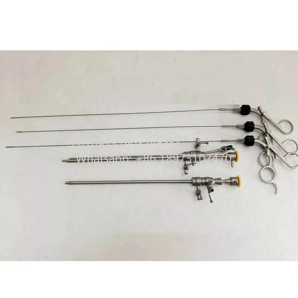 2026 NEW 5 Pcs Operative Diagnostic Hysteroscopy Semi-Rigid Grasping Forceps Scissors Kit Endoscopic Gynecological Instruments