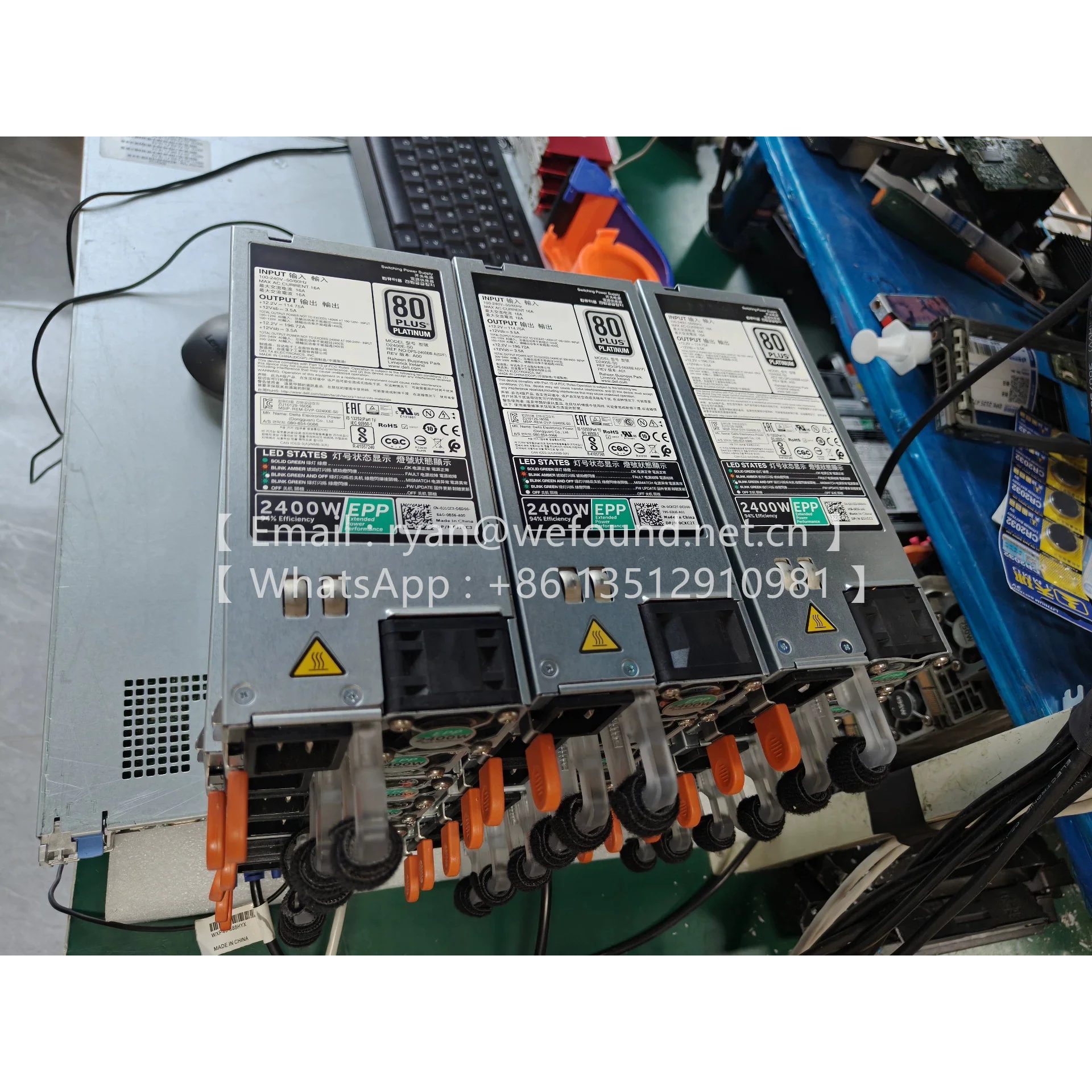 D2400E-S0 J1CC3 CXC2T 2400W EPP R740/R840/R940/T640 SERVER PSU
