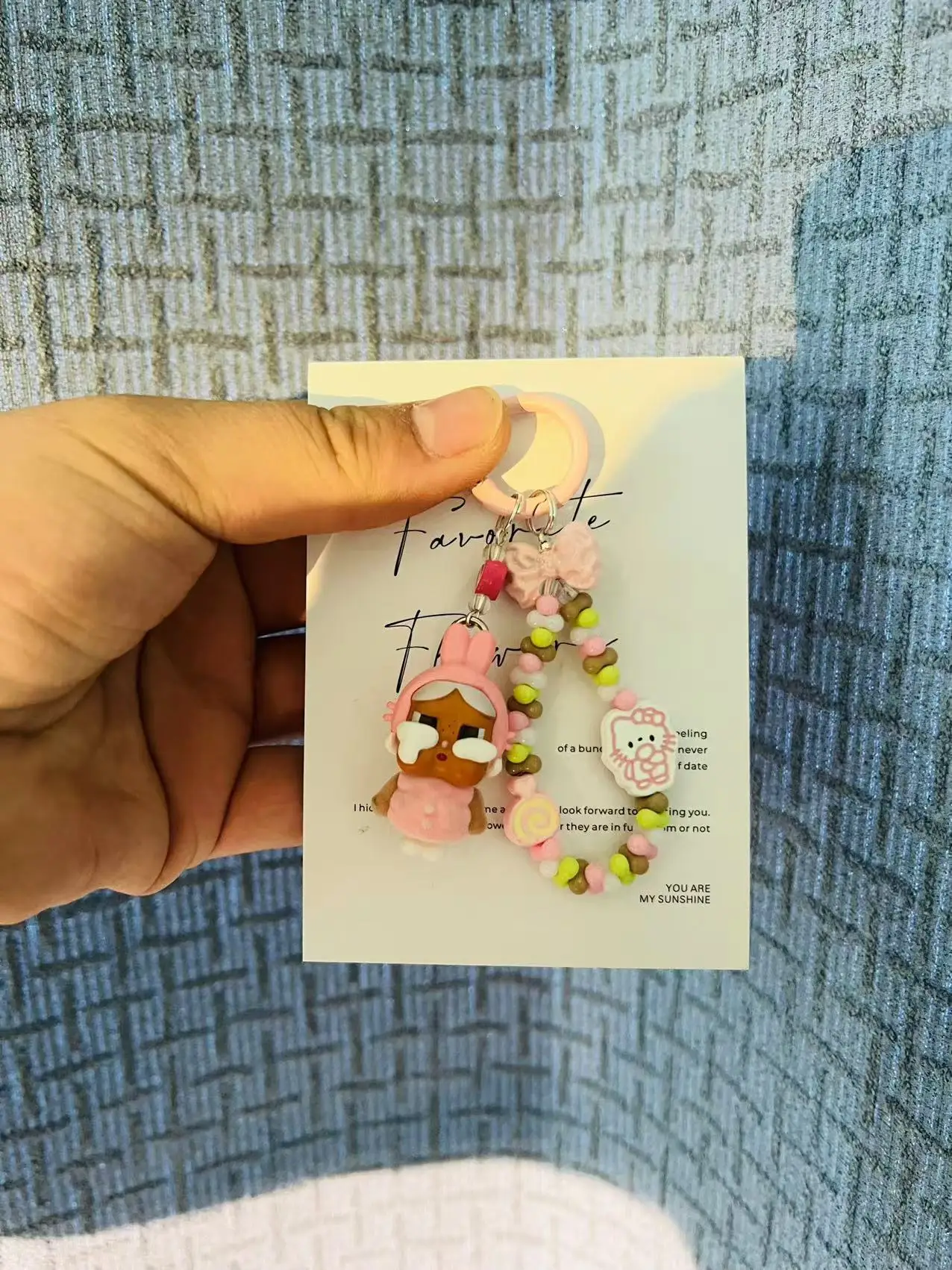 

New The Powerpuff Kawaii Keychain Cartoon Keyring Charms Backpack Decoration Car Key Accessories Birthday Gifts