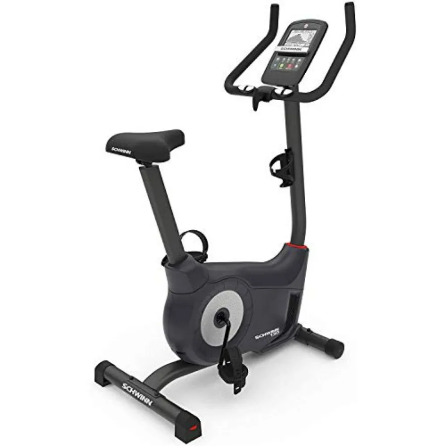 

Велотренажер Fitness 130 для дома, стальная рама, черная отделка, плавное регулирование нагрузки и мониторинг сердечного ритма