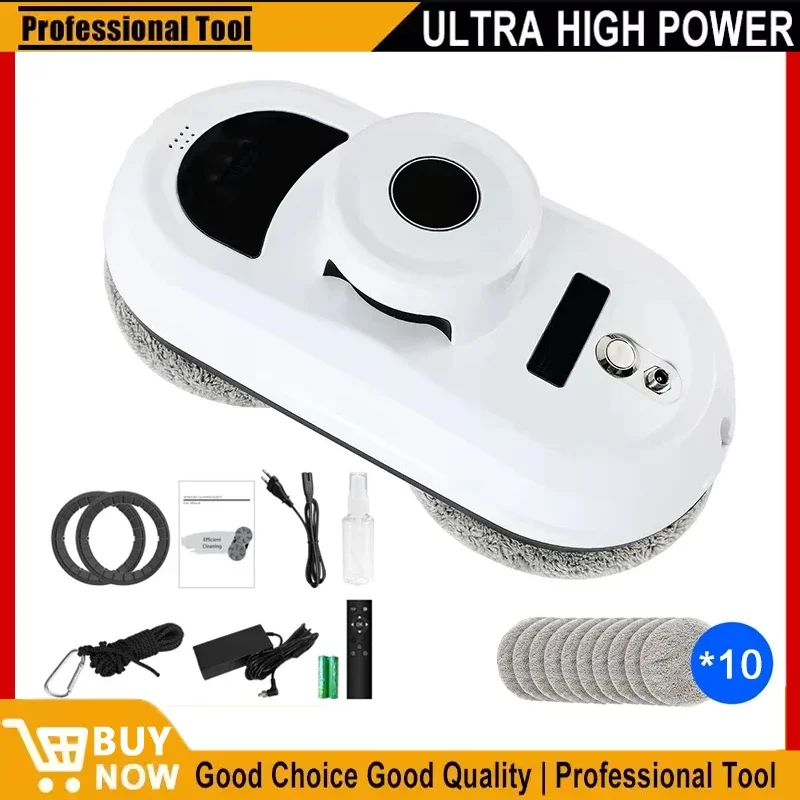

Window Cleaner Robot Vacuum Cleaning Remote Control For Home Cleaning Anti-Fall Electric Windows Washer Glass Cleaner