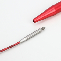 New 4 Styles Circular Plastic Wires New Straight Aluminum Knitting Needles Accessories T Needle Connecting Tools Sewing 2022