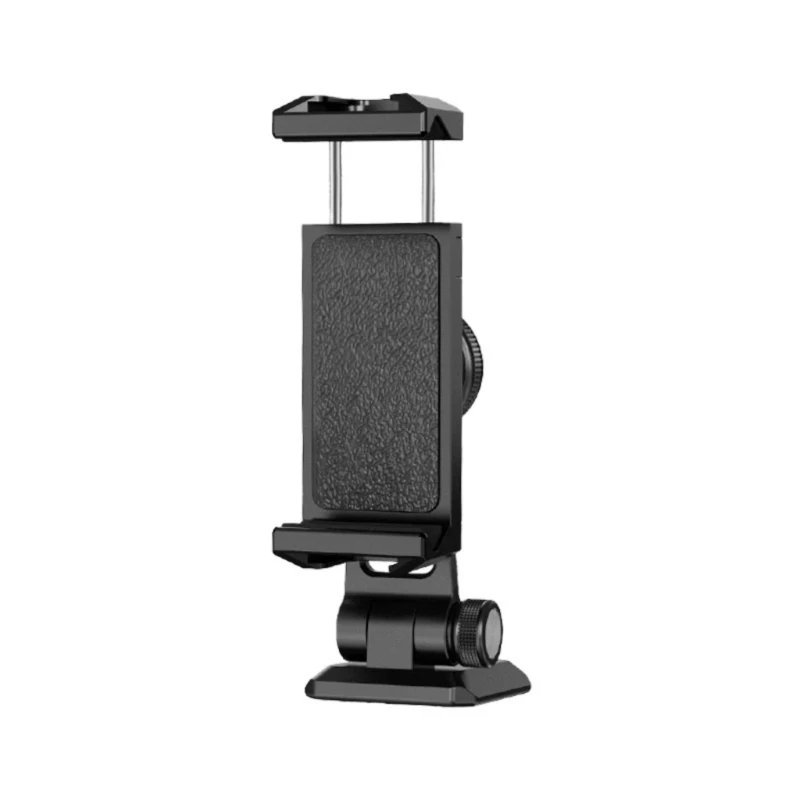 

Smartphones Tripod Holder Mopunt Adapter Clip with Adjustable and Cold Shoe Mounts for Enhances Video Photography N2UB