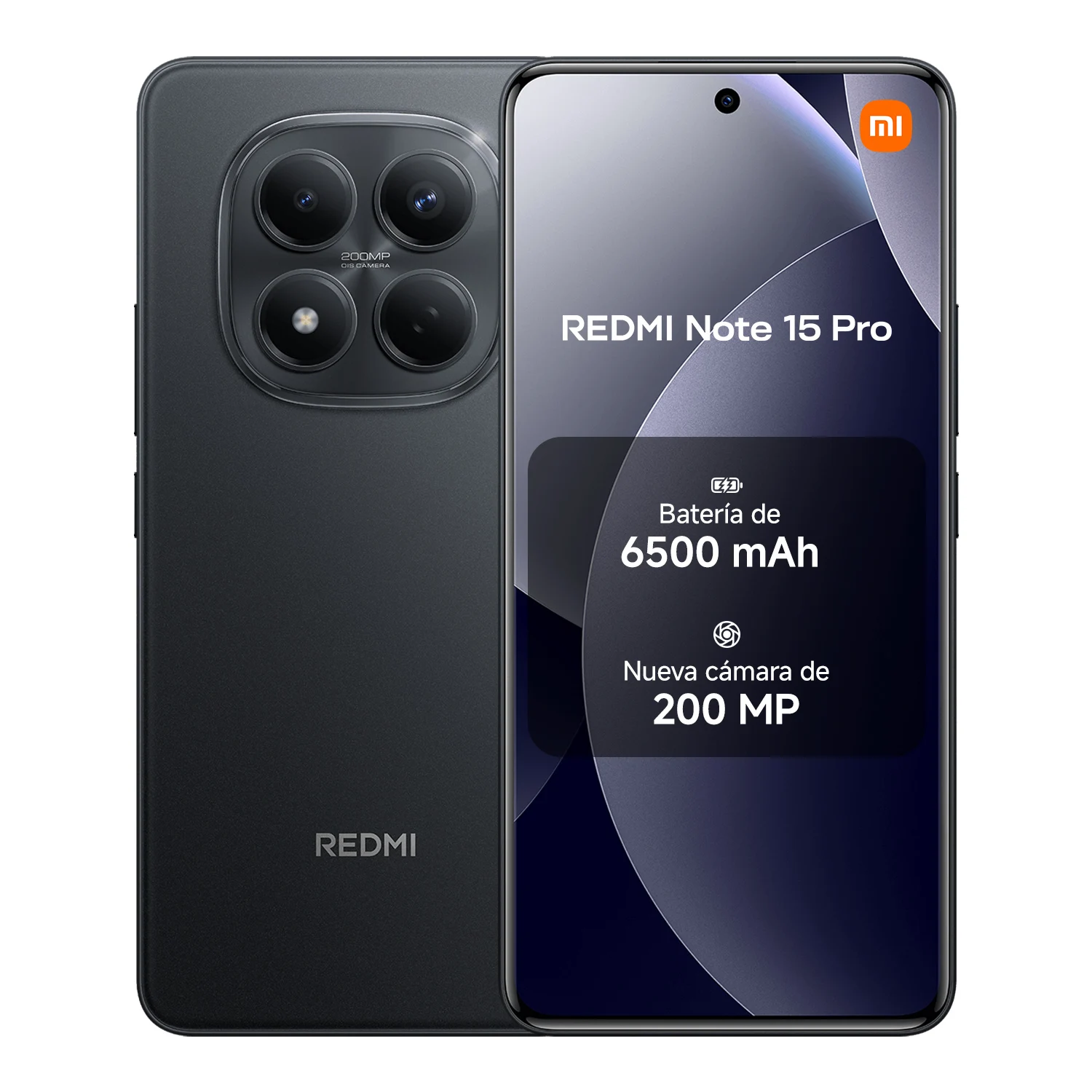 Official | REDMI Note 15 Pro, Batería masiva de 6500 mAh, Cámara de 200 MP con nitidez extraordinaria, Pantalla AMOLED de 6.77", MediaTek Helio G200-Ultra