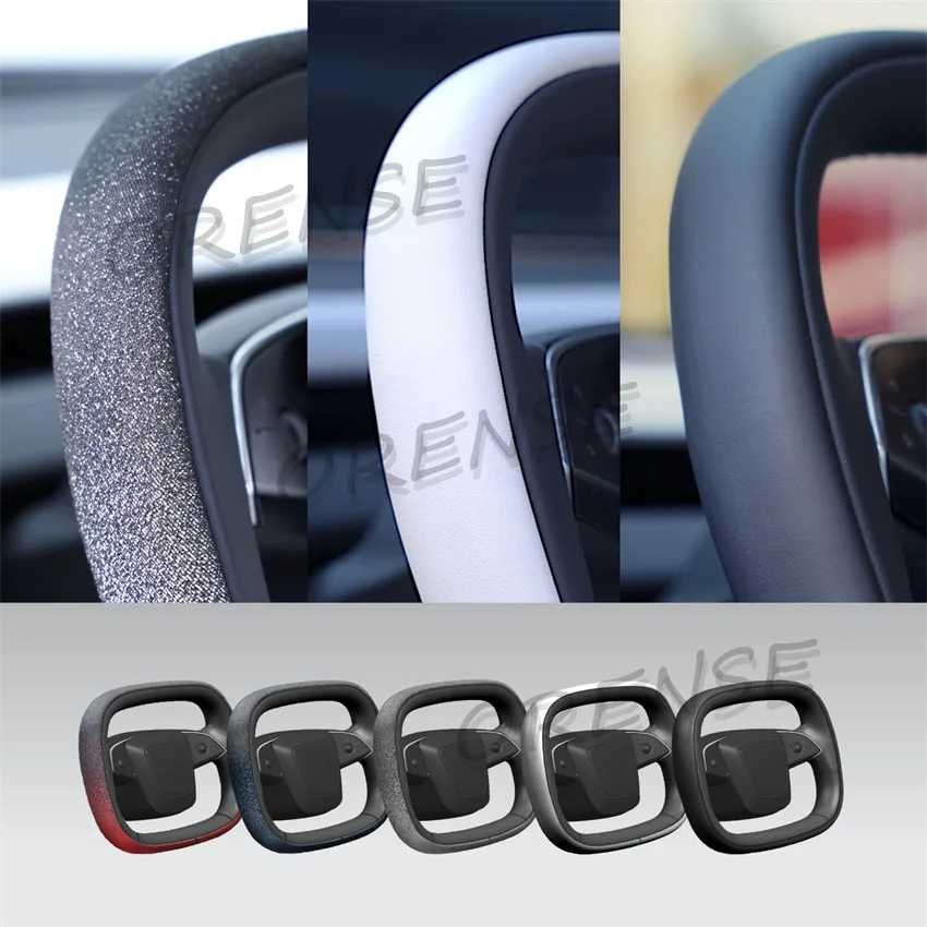 For Tesal Model 3 Highland Yoke Handle Steering Wheel Customized Personalized Cybertruck Style With Heating Leather 2023+