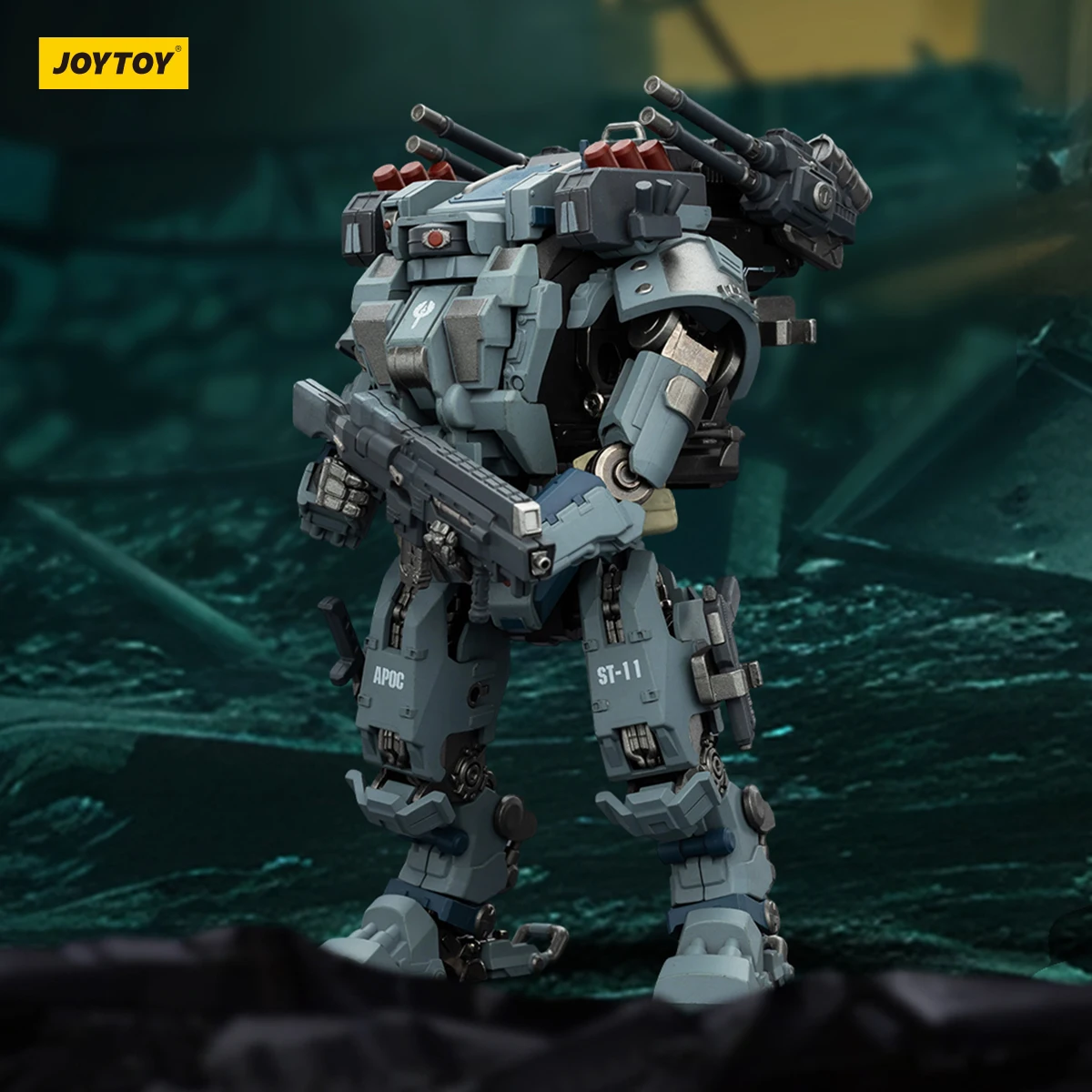 JOYTOY Dark Source 1/25 APOC Series Bedrock Sentence Heavy Fire Assault Mech ST-8611 figures Toys