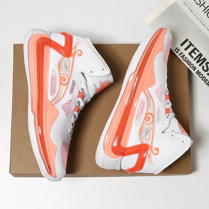 

Original Brand Comfortable Mid-Top Gym Basketball Boots Top Quality Basketball Training Shoe Professional Sport Basketball Shoe