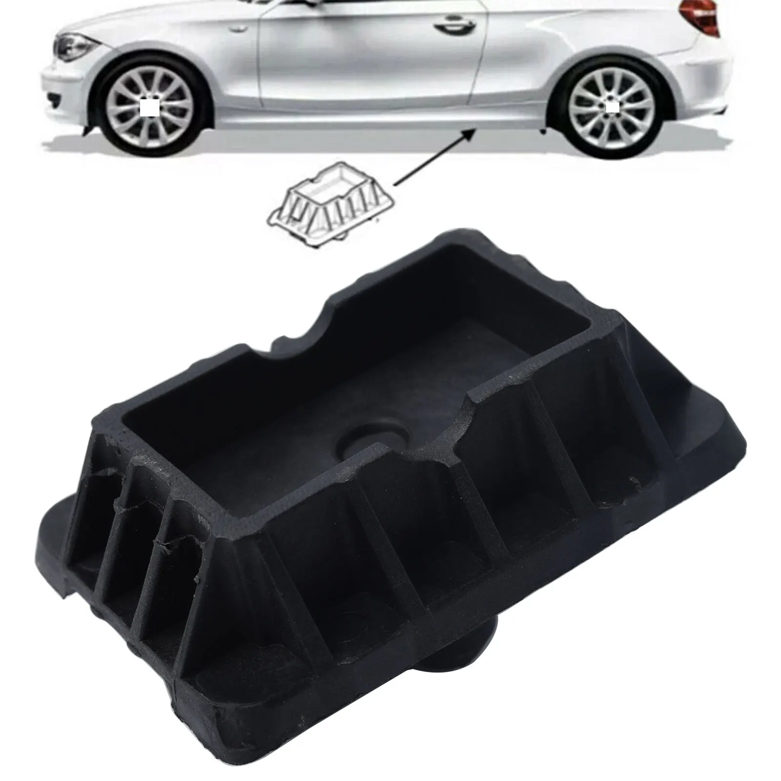 51717169981   Almohadilla de soporte para gato de coche, almohadilla de elevación para BMW Mini F55 F56 F57 1 2 3 4 6 Series E81 E87 E82 E90 E91 F07 F10 F11 F13