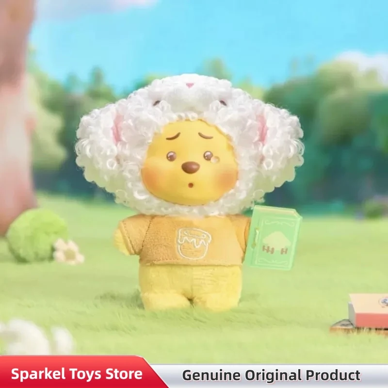 Genuine Winnie The Pooh Animal Storybook Series Blind Box Ornament Figurine Cute Vinyl Plush Pendant Dolls Mystery Box Toys Gift view 5
