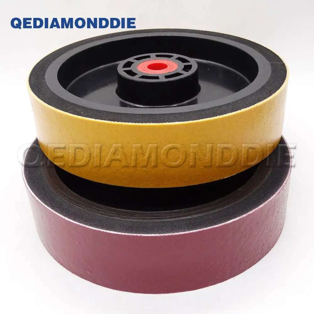 150mm/200mm Resin Nova Soft Lapidary Diamond Cabbing Polishing Wheel Flat Gemstone Grinding Wheel