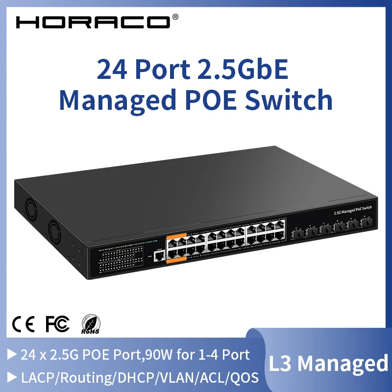 Der HORACO 2.5G PoE Switch 24 Port – Eine detaillierte Bewertung und Anleitung