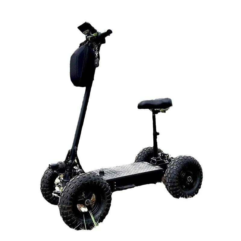 

13 inch off-road tire four-wheel electric scooter scooter double drive car golf cart elderly scooter