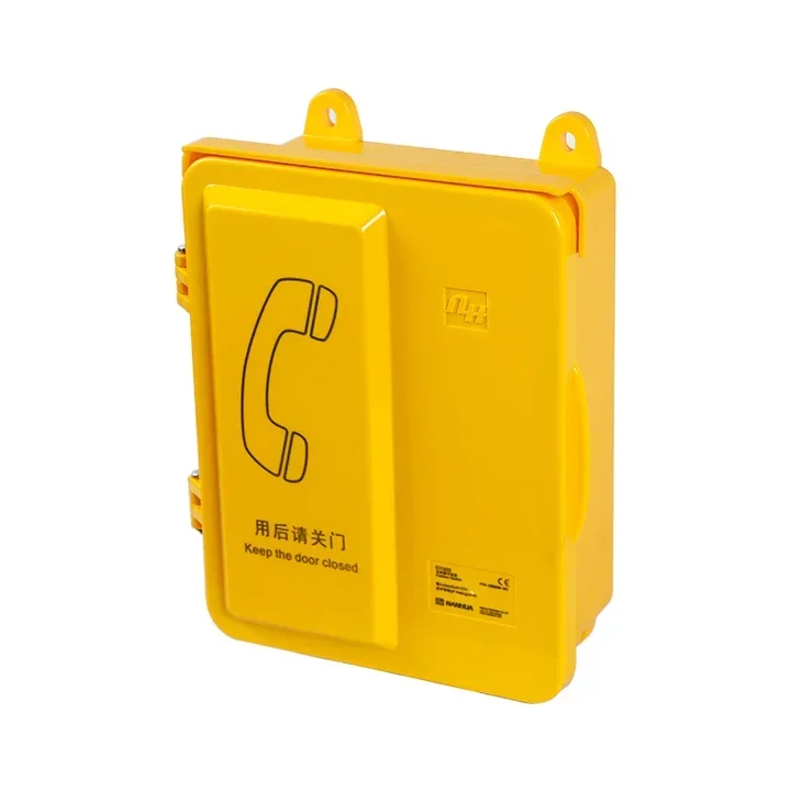 

Ip65 Waterproof Outdoor Digital Intercom System Voip Sip Emergency Industrial Telephone with Speaker for Highway Subway Railway