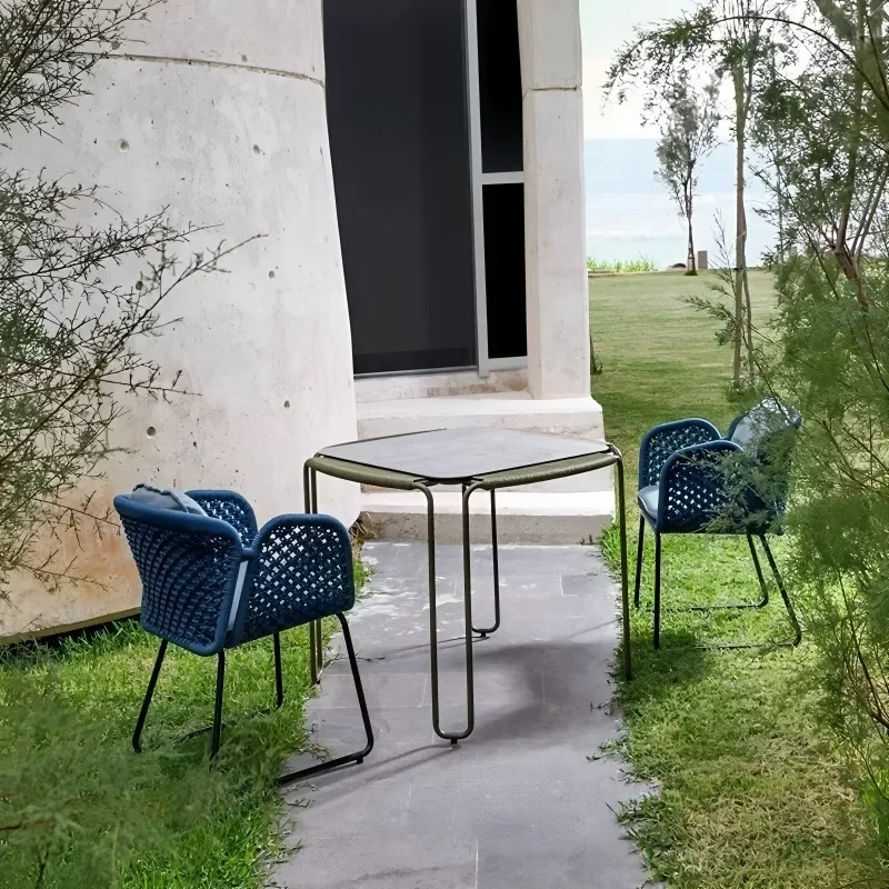 Waterproof, sunscreen, casual outdoor furniture, villa garden, balcony, rattan tables and chairs, starting from two pieces