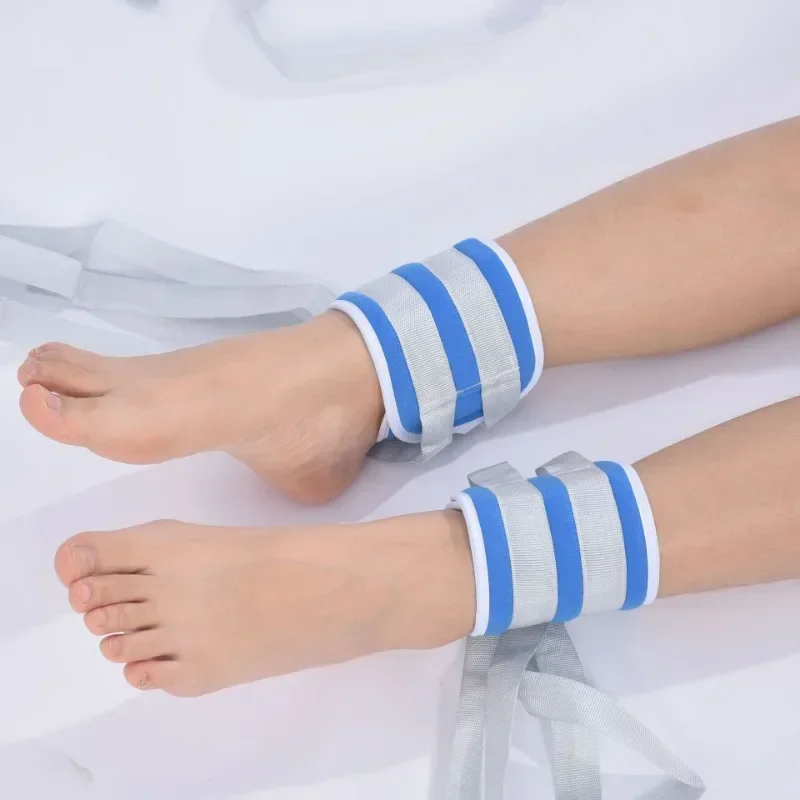 Bedridden Elderly Patient Upper Lower Limb Hand Foot Tie Down Waist Belt Comfortable Wrist Fixator Medical Limbs Restraint Strap