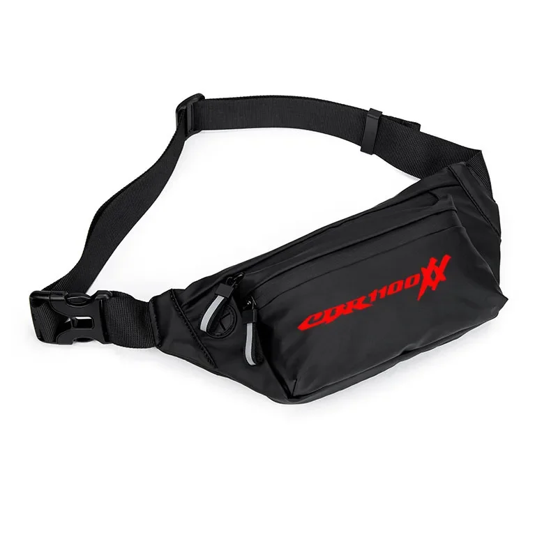 

For CBR 1100XX CBR1100XX LOGO Men Waist Pack Belt Hip Bum Slant back bag Chest Bag Male Motorcycle Riding Antitheft Purse