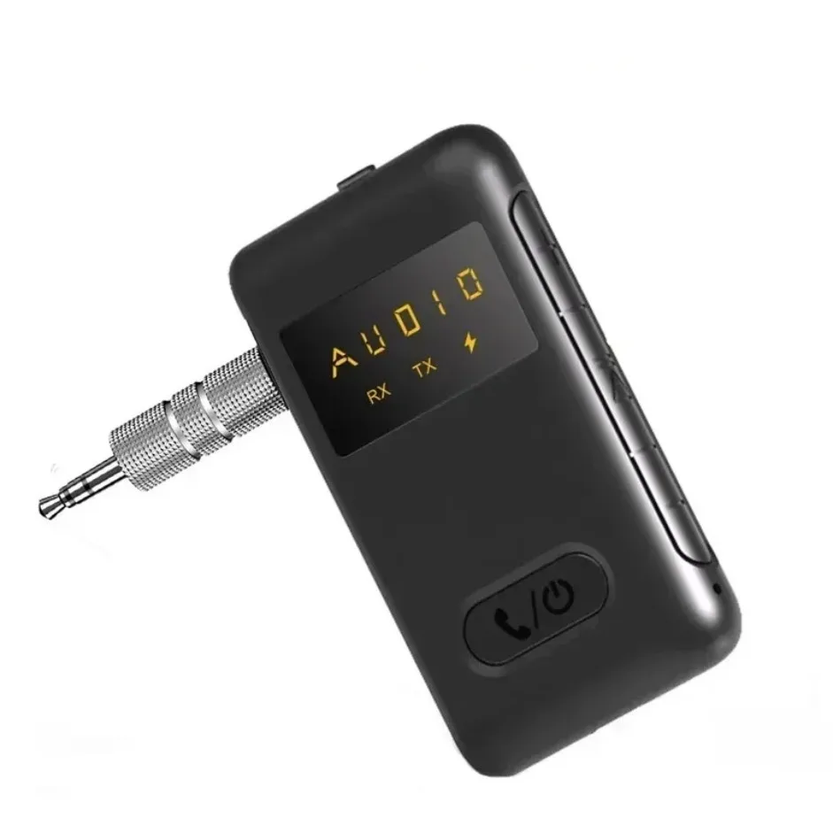 2 In 1 Bluetooth 5.4 Audio Transmitter Receiver 3.5mm AUX Hands Free Call Noise Reduction for Car Stereo Speaker Home Audio