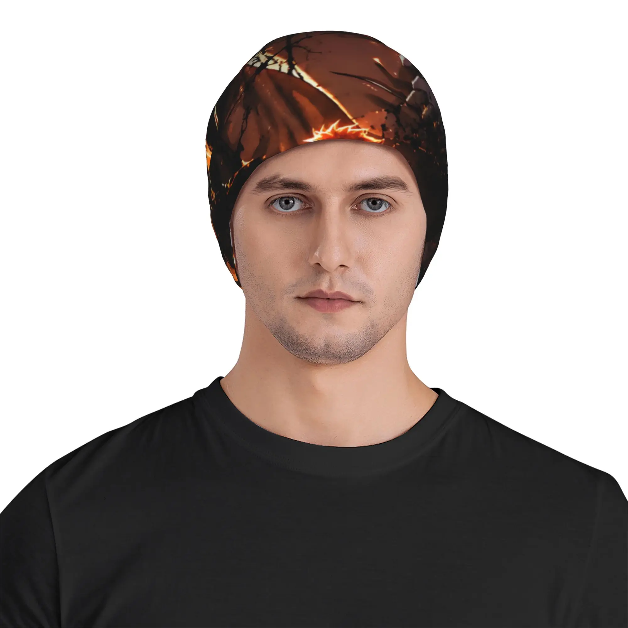 Gorros   Outdoor Hats Bleach Anime Ichigo Thin Hat Bonnet Special Skullies Beanies Caps Men Women's Earmuffs