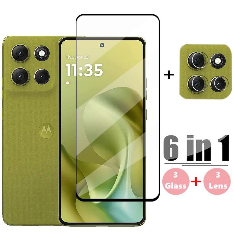 Full Cover Glass For Motorola Moto G86 Tempered Glass For Moto G86 Screen Protector HD Protective Phone Film For Moto G86 Glass