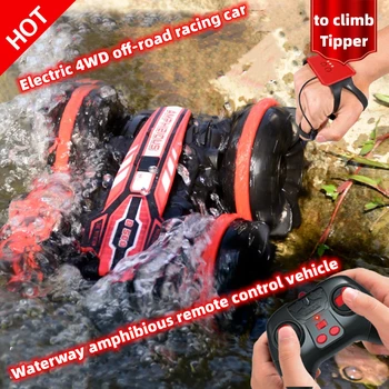 Amphibious RC Car Remote Control Stunt Car Vehicle Double-sided Flip Driving Drift Rc Cars Outdoor Toys for Boys Children Gifts Toys