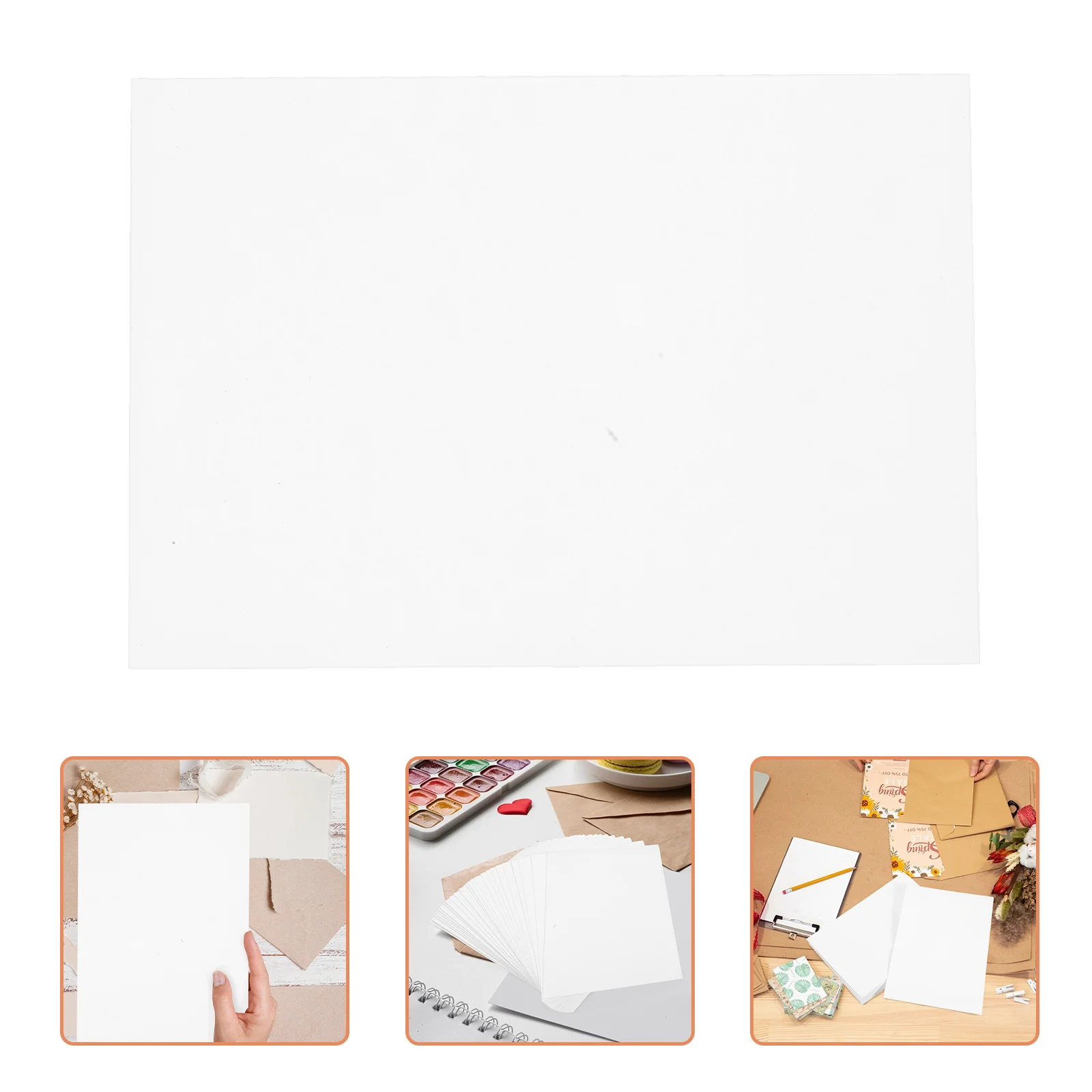 

50 Pcs Postcard Board Wrapping Paper Cardboard Poster Greeting Blank Birthday Cards