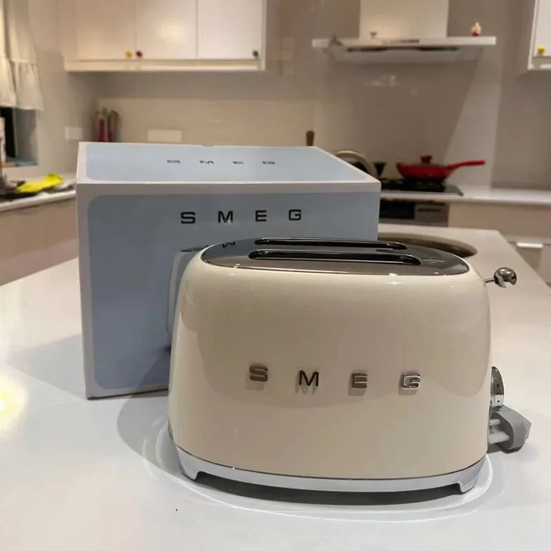 SMEG Bread Toaster for Sandwiches Waffle Maker Electric Kitchen Double Oven 220V Toaster Hot Air Convection for Headed Bread