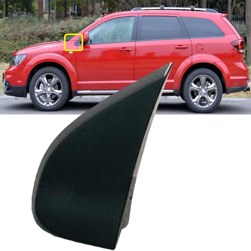 

Roavia Car Front Rear View Mirror Flags Molding FENDER COVER STRIP For Dodge Journey 2009-2020 5178150AD,5178151AD,5178150AA