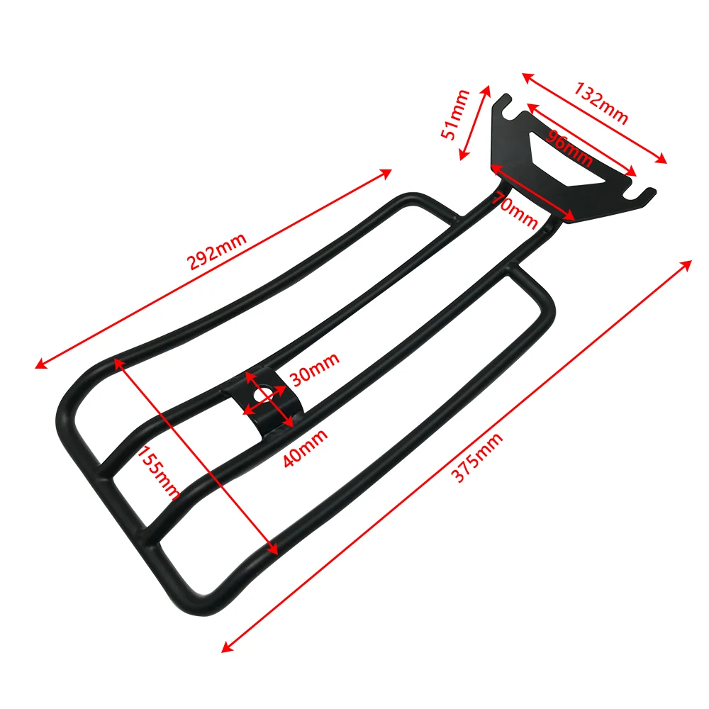 Solo Seat Rear Fender Luggage Rack For Harley Electra Road Street Glide Road King FLHT FLHR FLHX FLT 1997-2020