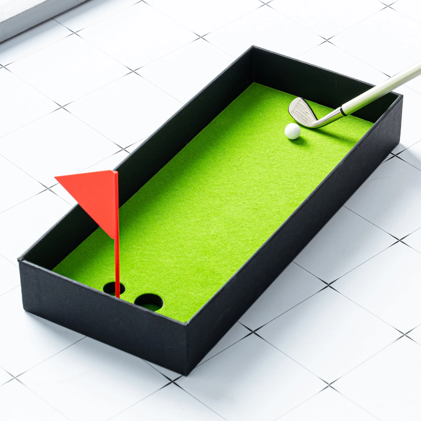Golf Pen Set Mini Desktop Golf Ball Pen for Men Women Adults Dad Golfer Gift,Golf Club Putter Ballpoint Pen Office Desk Toys