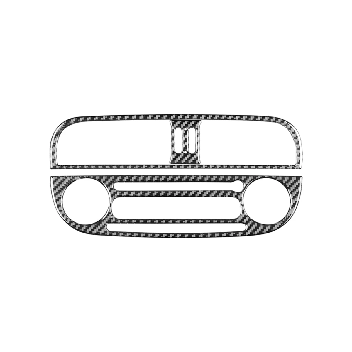 

Для Fiat 500 2012-2015 мягкое углеродное волокно автомобильное центральное управление крышка вентиляционного отверстия радио CD отделка наклейка аксессуары для интерьера