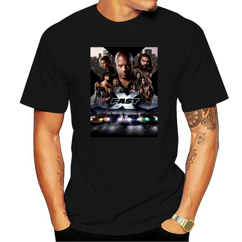 

Fast X 2023 — классическая футболка Vin-Diesel Surrounded By All His Friends Fast And Furious 10, футболки для женщин с графикой Xs-5Xl