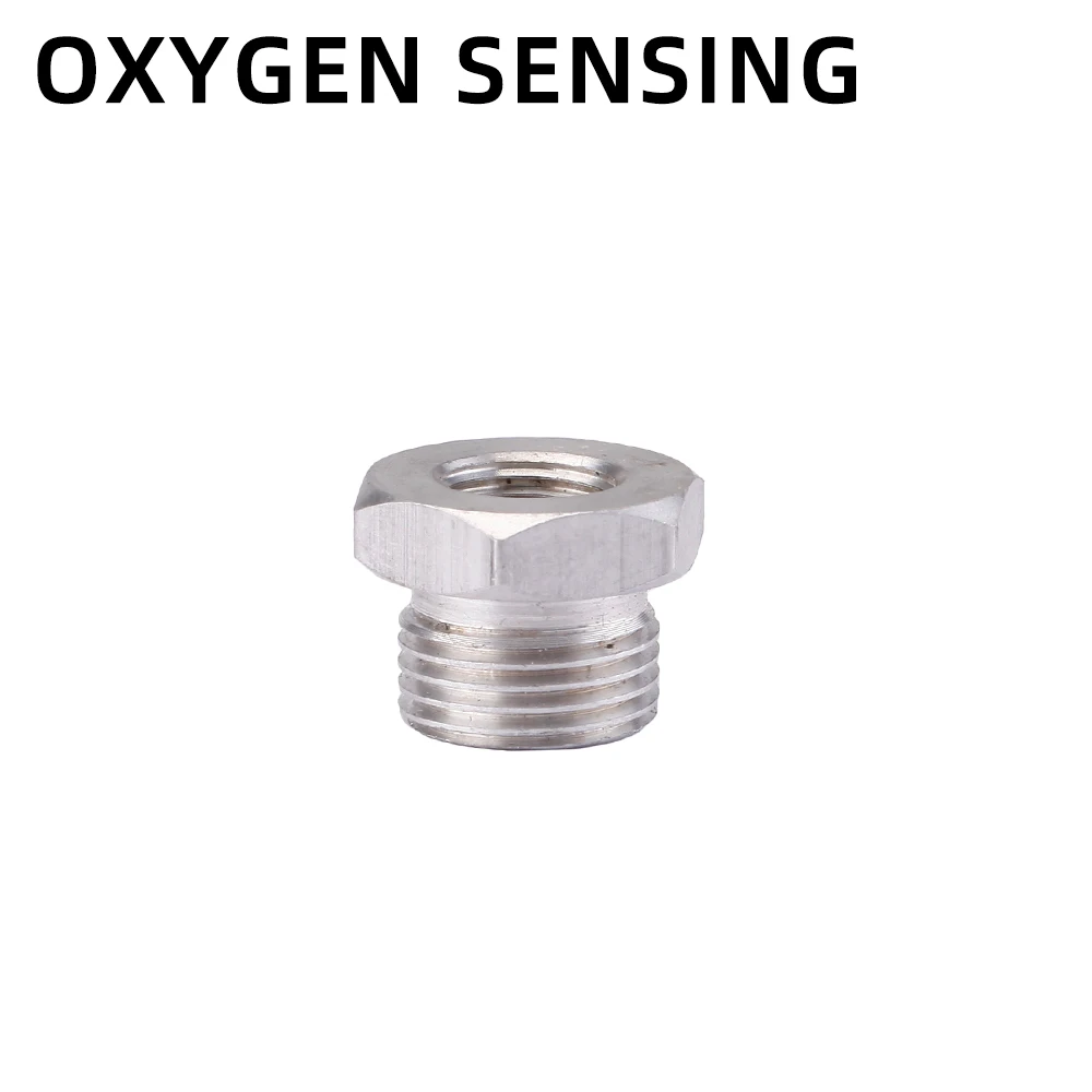 

Slip-on motorcycle parts Universal Oxygen Sensor Hex Plug Screw And Nut 304 Stainless Steel Oxygen Sensor M18x1.5 Exhaust Weld