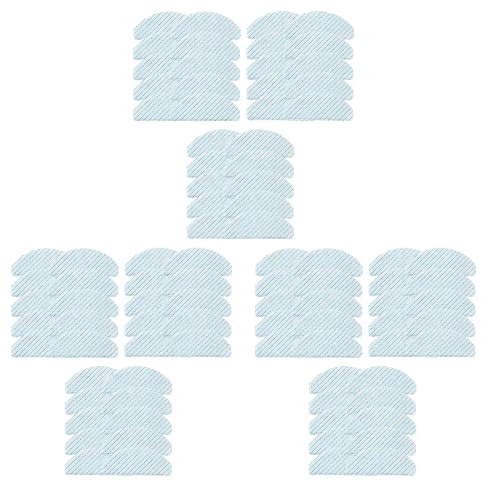 

ABWZ-90 шт. для Ecovacs Deebot Ozmo T8 Aivi T8 MAX робот-пылесос одноразовая мощная тряпка для чистки ткань для швабры