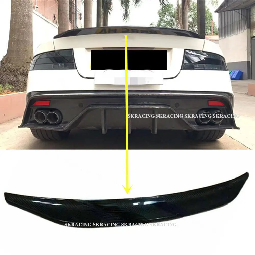 Car Accessories For Aston Martin Convertible Coupe DB9 DBS Carbon Fiber Rear Trunk Spoiler Wing